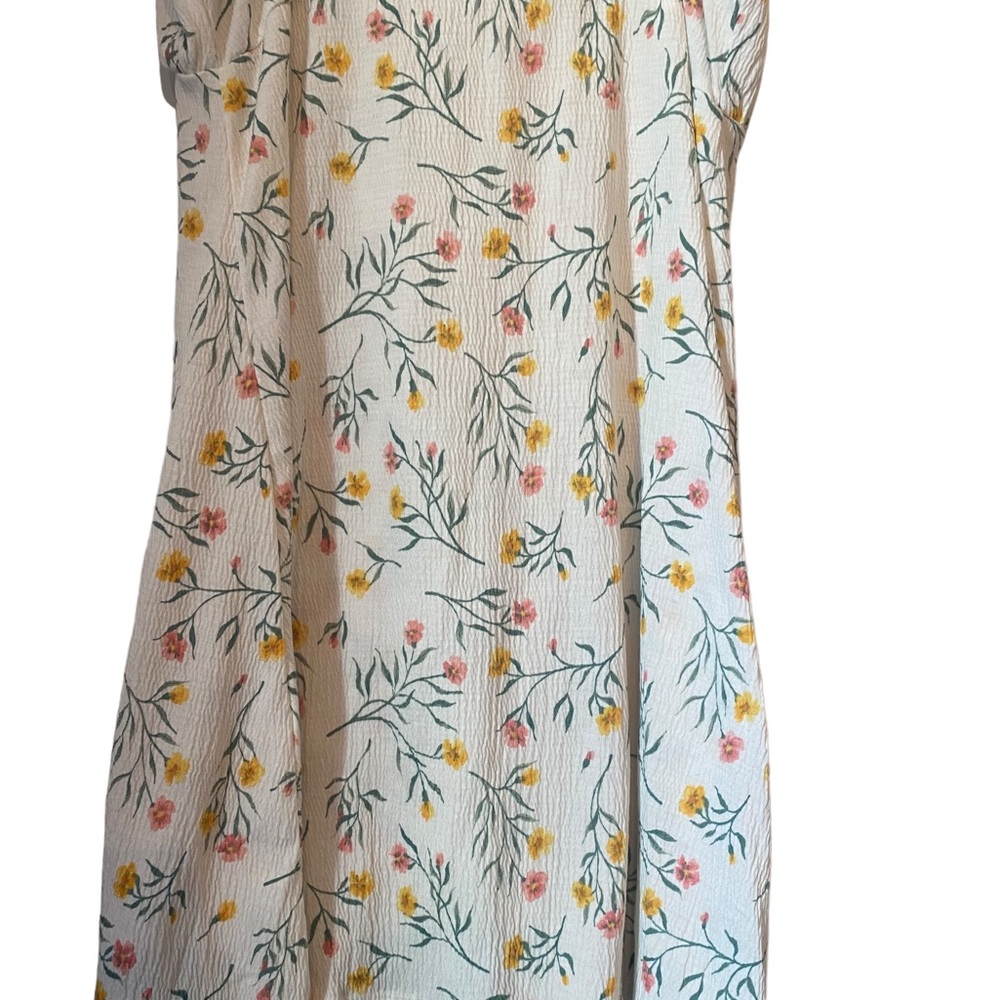 Divided Cream Floral Ruffled Sundress - Picture 4 of 12